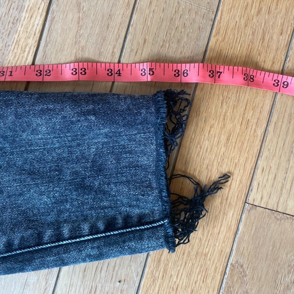 NWOT Frame Ali High Rise Cigarette black acid washed - Picture 13 of 15
